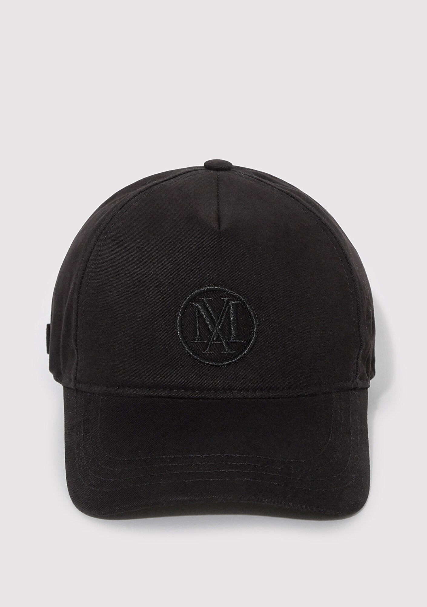 M Logo Black Cap