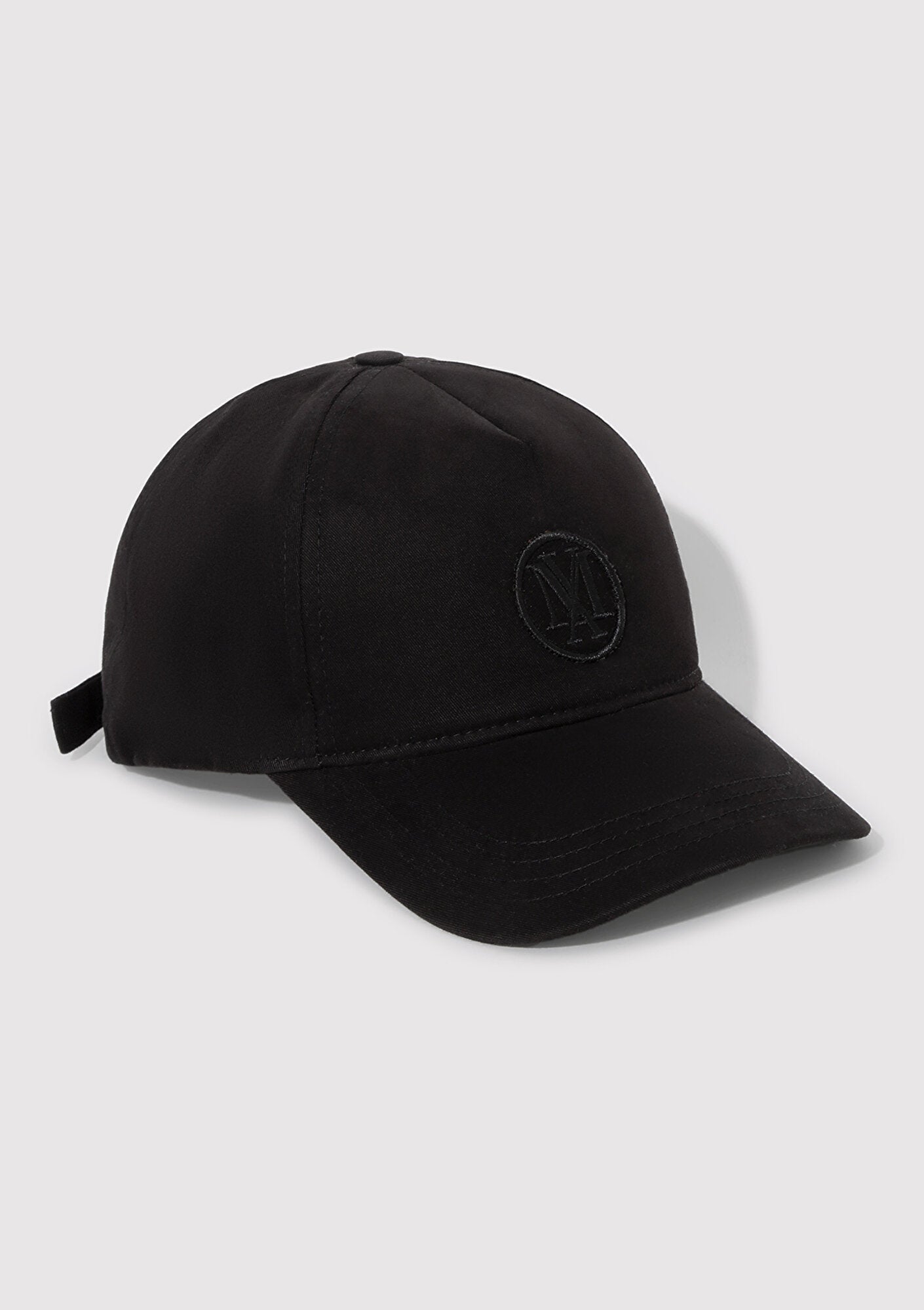 M Logo Black Cap