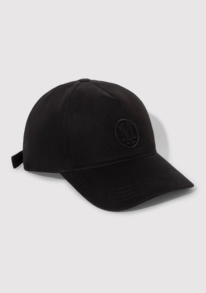 M Logo Black Cap