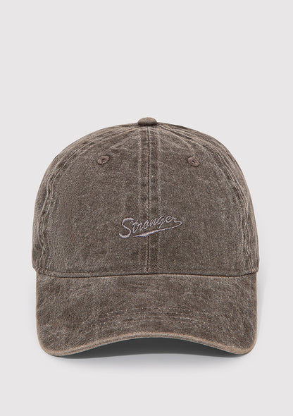 Embroidered Khaki Cap