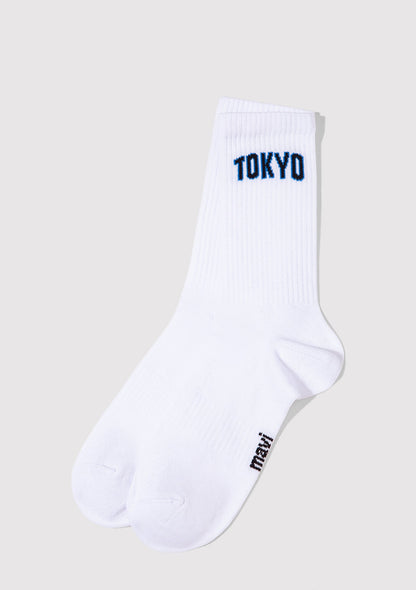 White Socket Socks