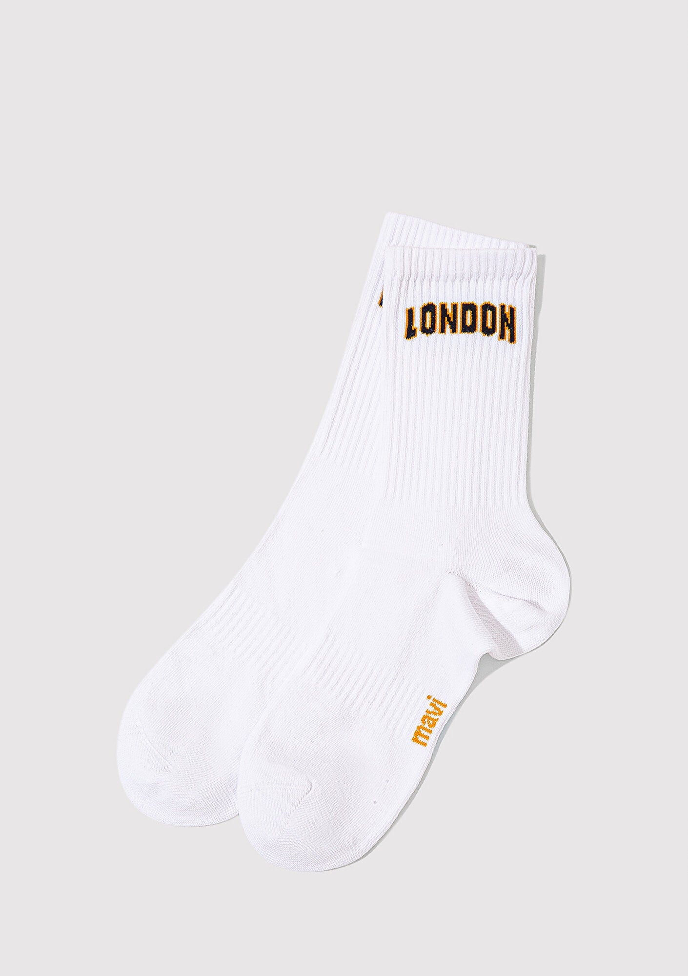 White Socket Socks