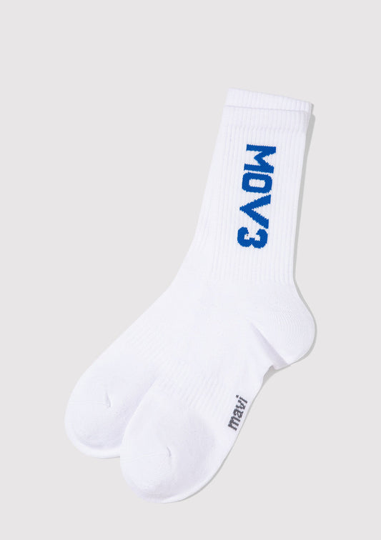 White Socket Socks