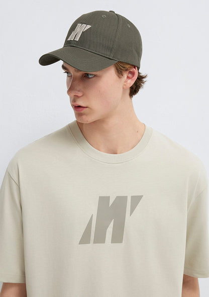 Embroidered Anthracite Cap