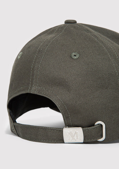 Embroidered Anthracite Cap