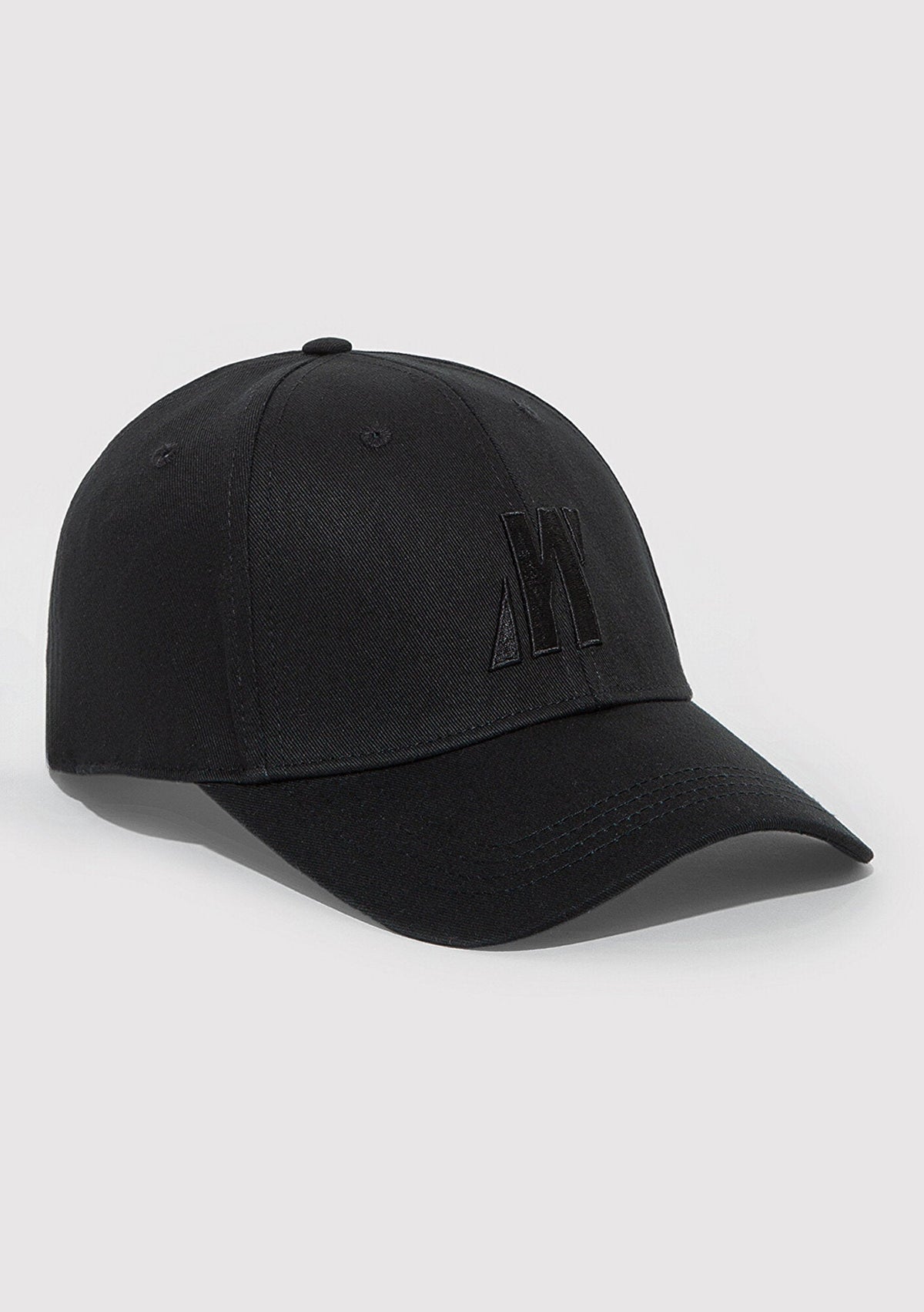 Embroidered Black Cap