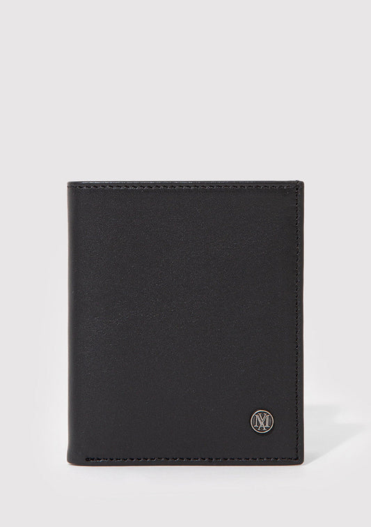 Seal Logo Printed Leather Wallet