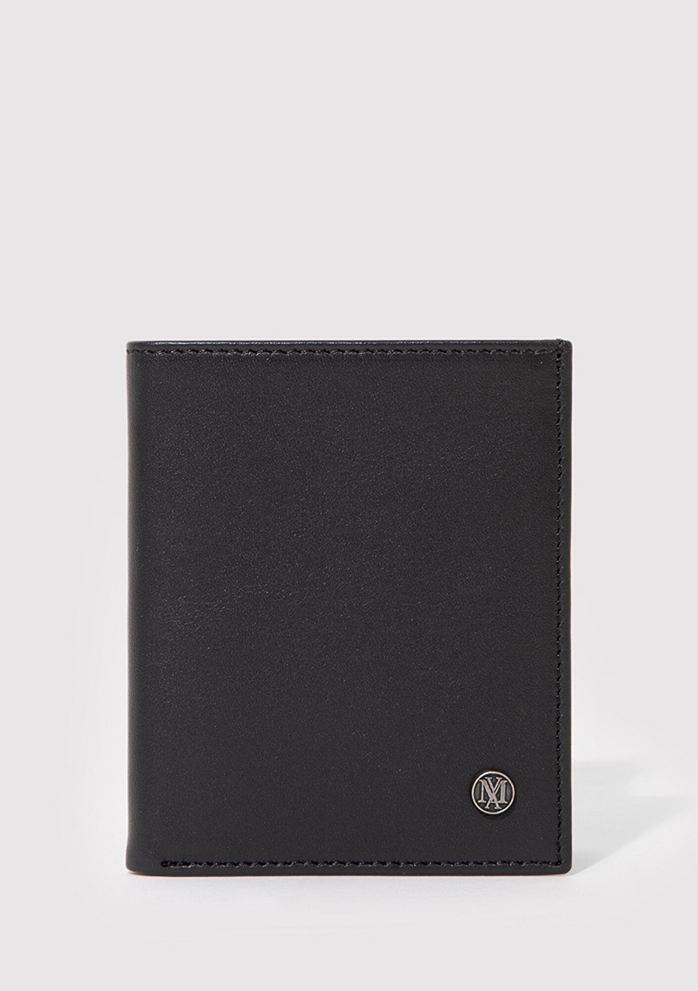 Seal Logo Printed Leather Wallet