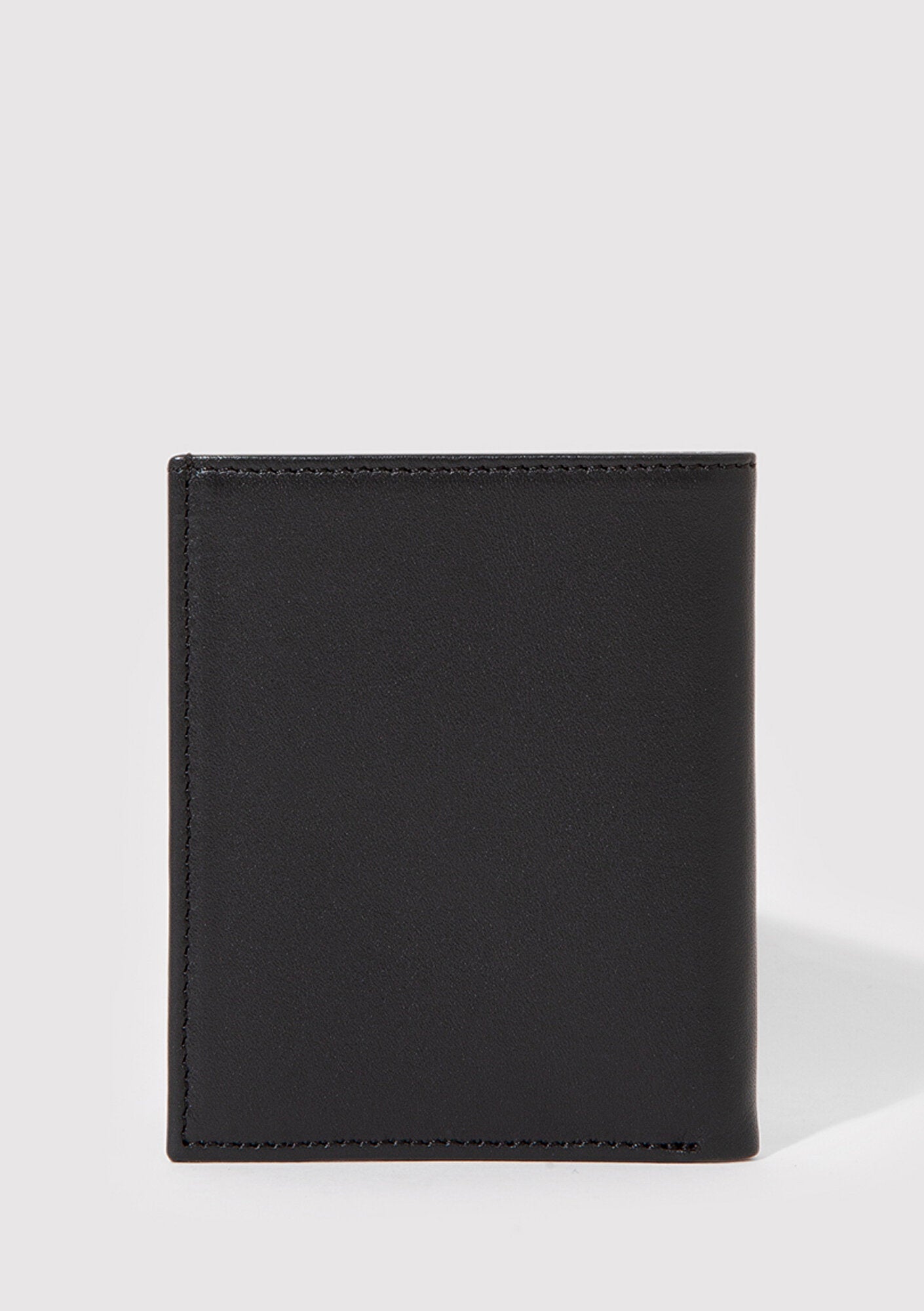 Seal Logo Printed Leather Wallet