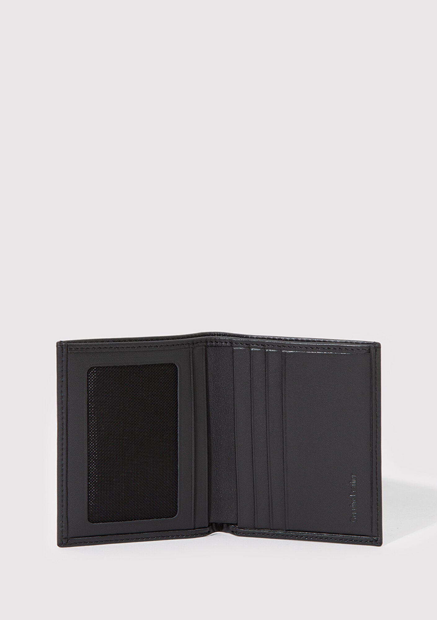 Seal Logo Printed Leather Wallet