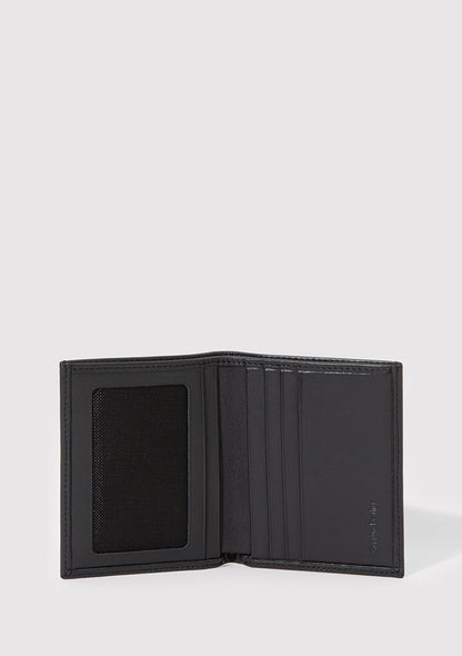 Seal Logo Printed Leather Wallet