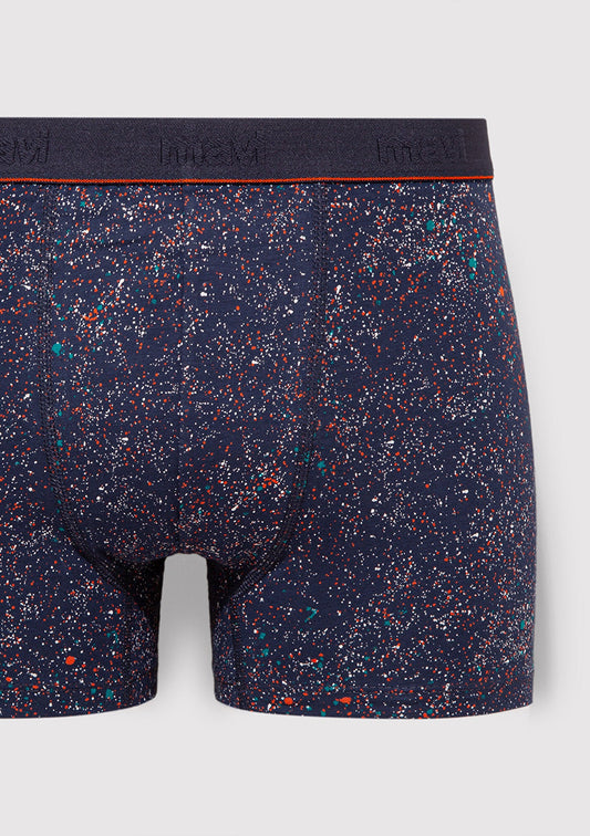Printed Navy Boxers