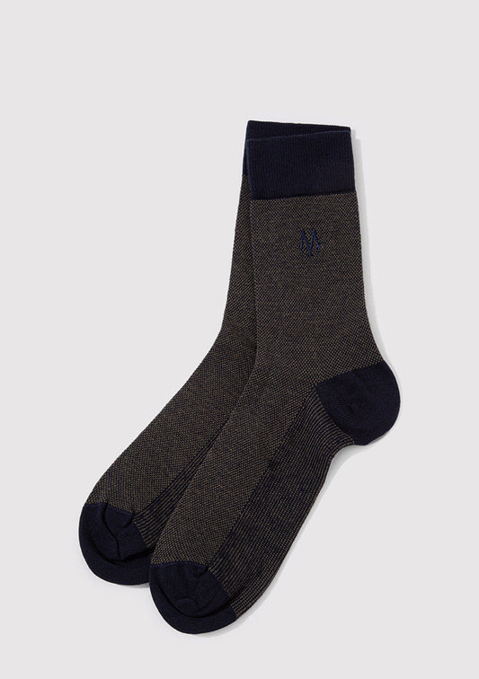 Navy Socket Socks