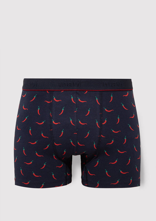 Peppers Printed Navy Boxers