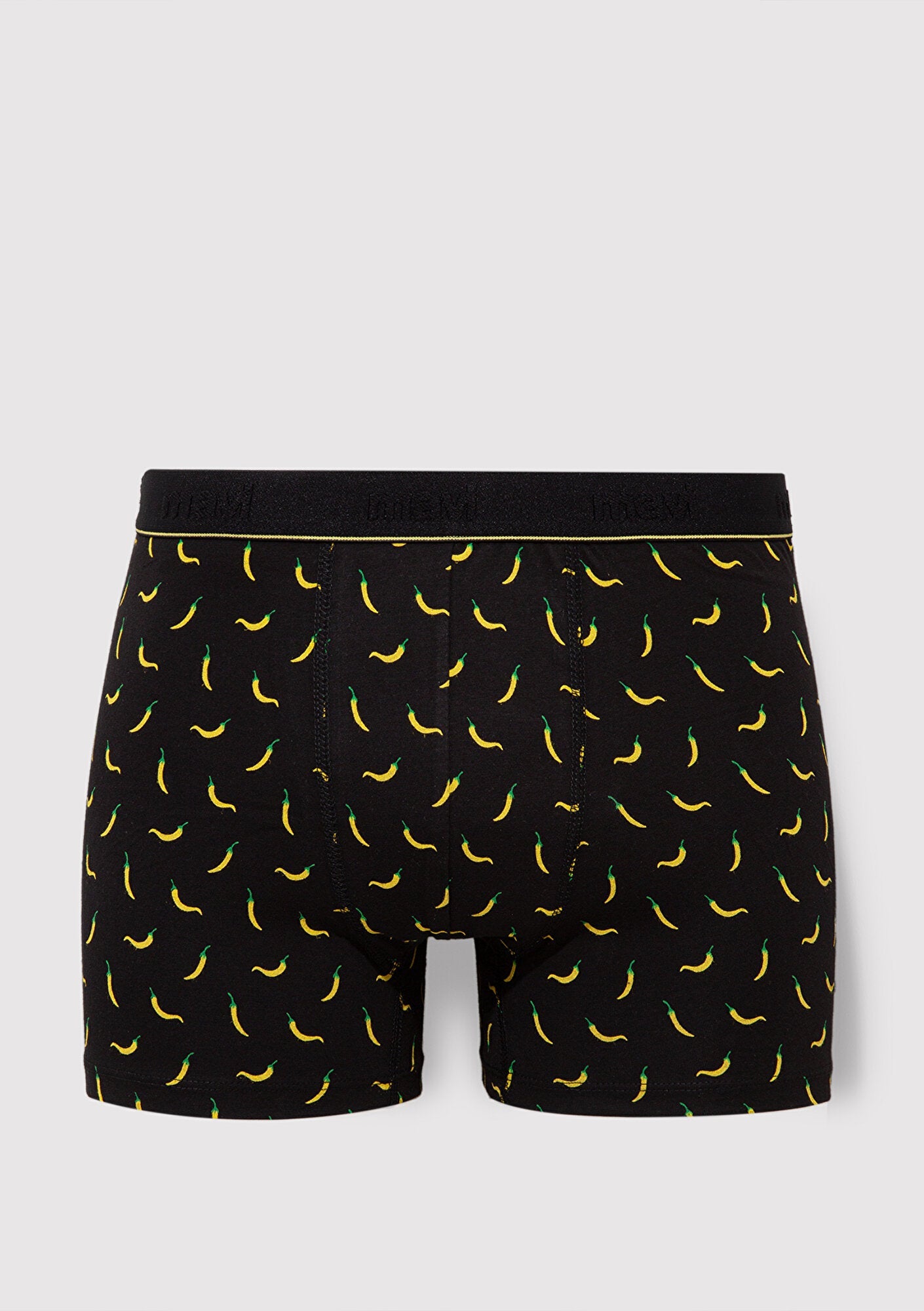 Peppers Printed Black Boxers