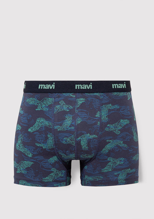 Printed Navy Boxers
