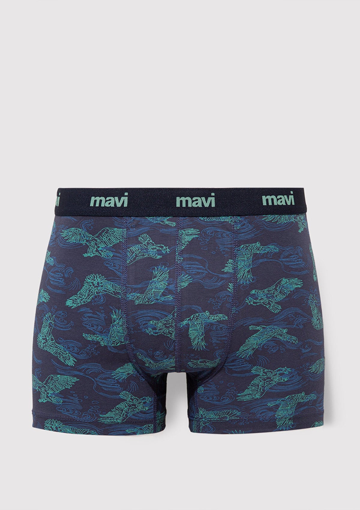 Printed Navy Boxers