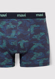 Printed Navy Boxers