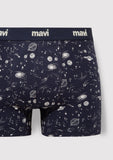 Navy Printed Boxers