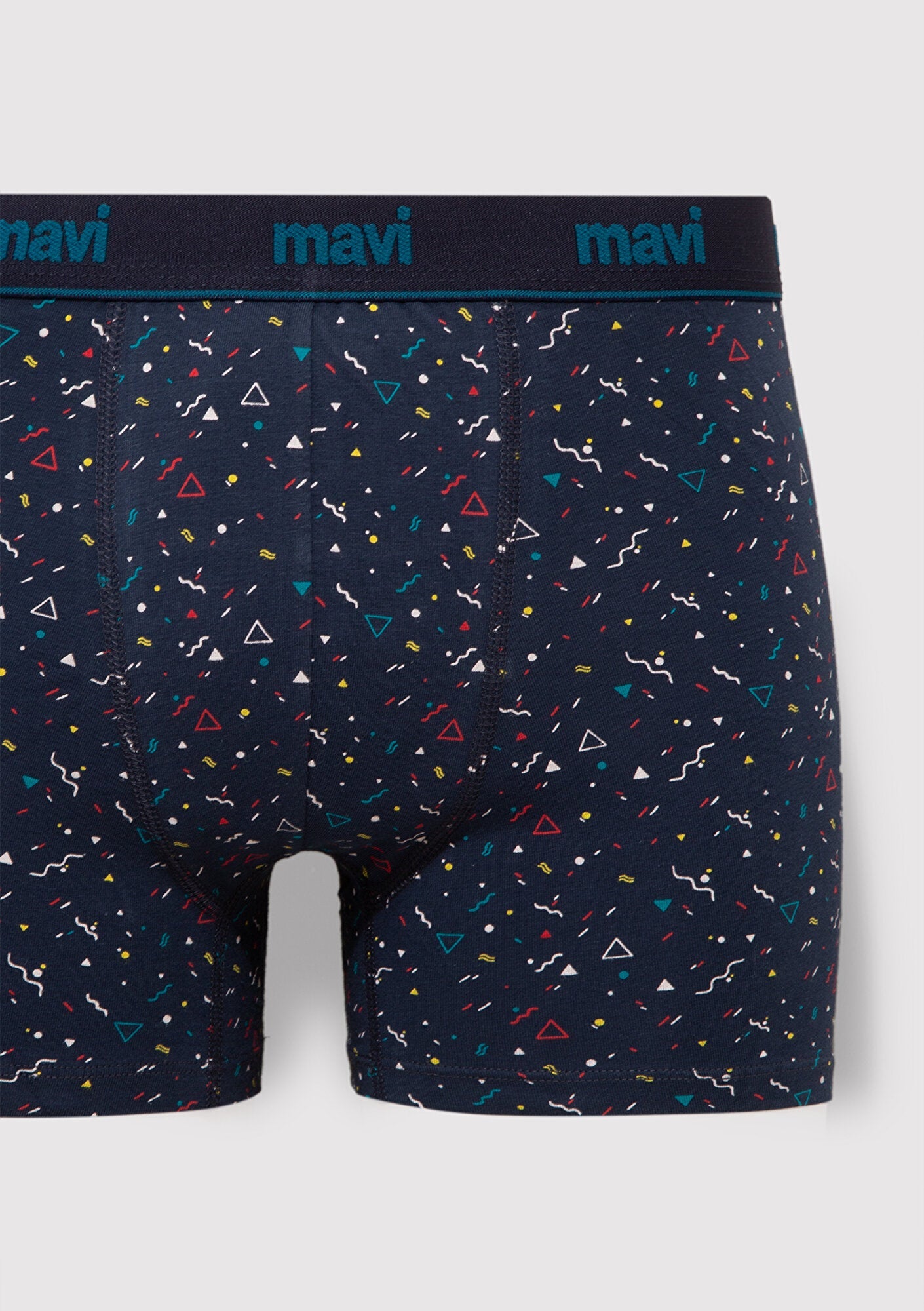 Printed Navy Boxers