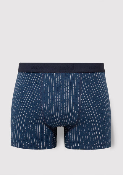 Striped Navy Boxer