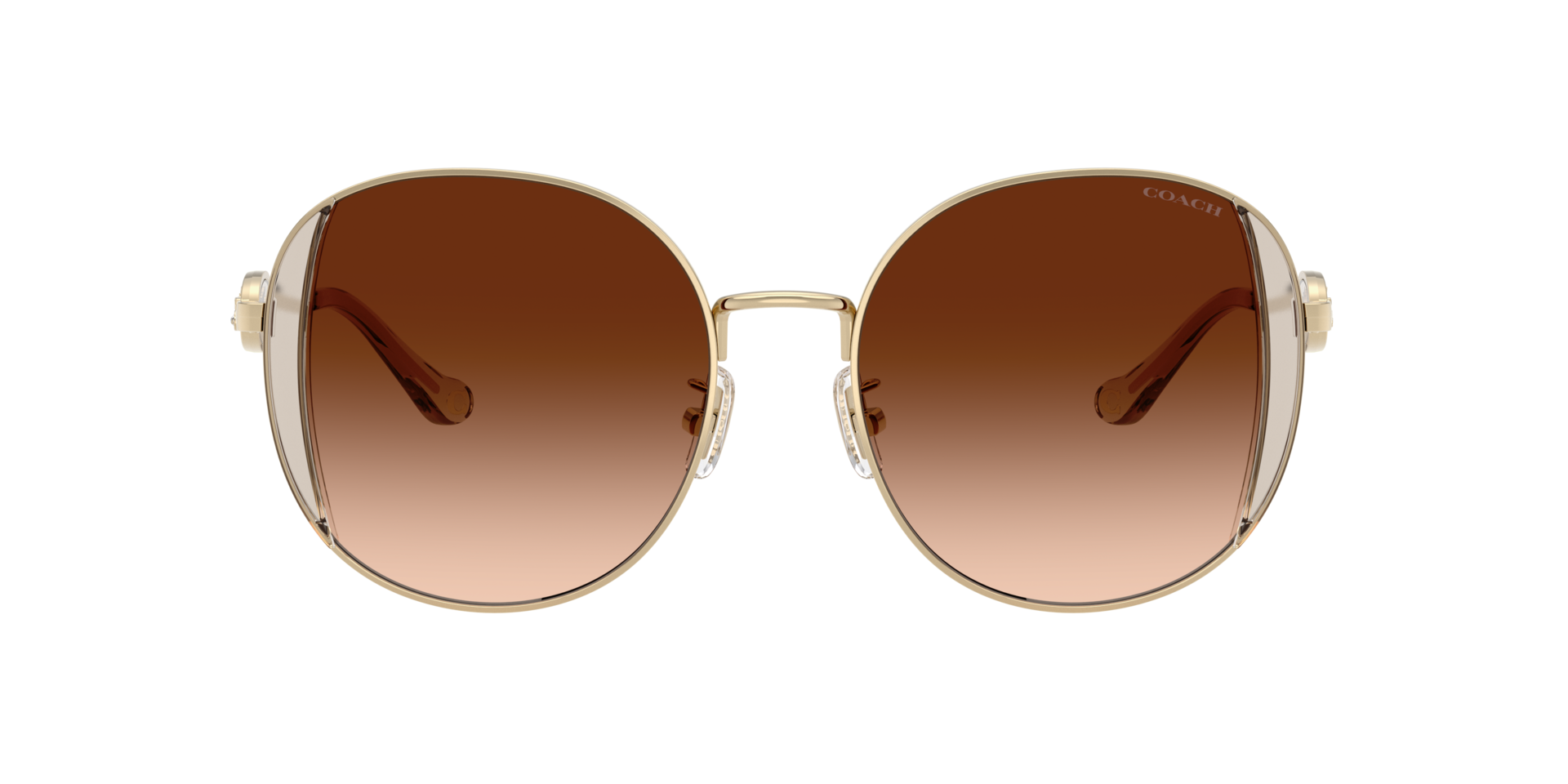 0HC7176B-Coach Sunwear-Shiny Light Gold / Fawn