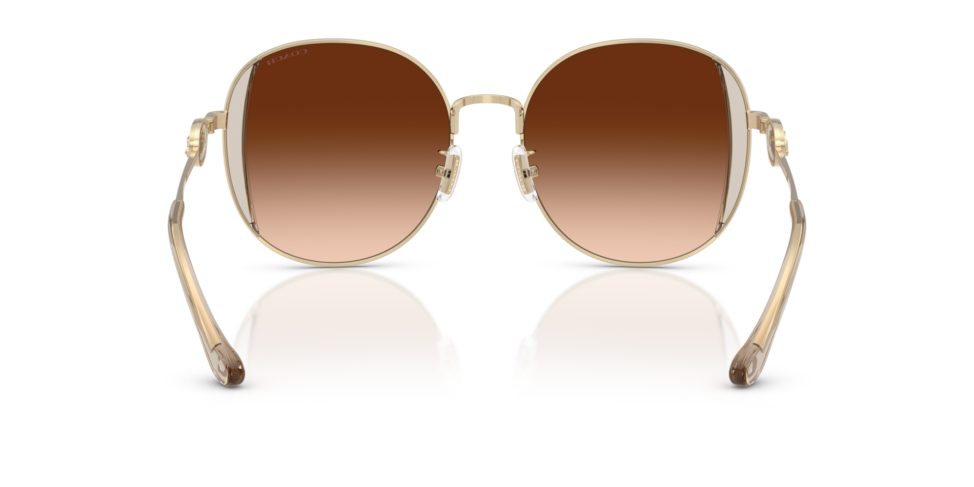 0HC7176B-Coach Sunwear-Shiny Light Gold / Fawn