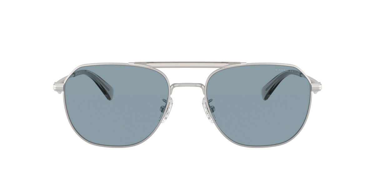 0HC7178-Coach Sunwear-Satin Silver / Grey