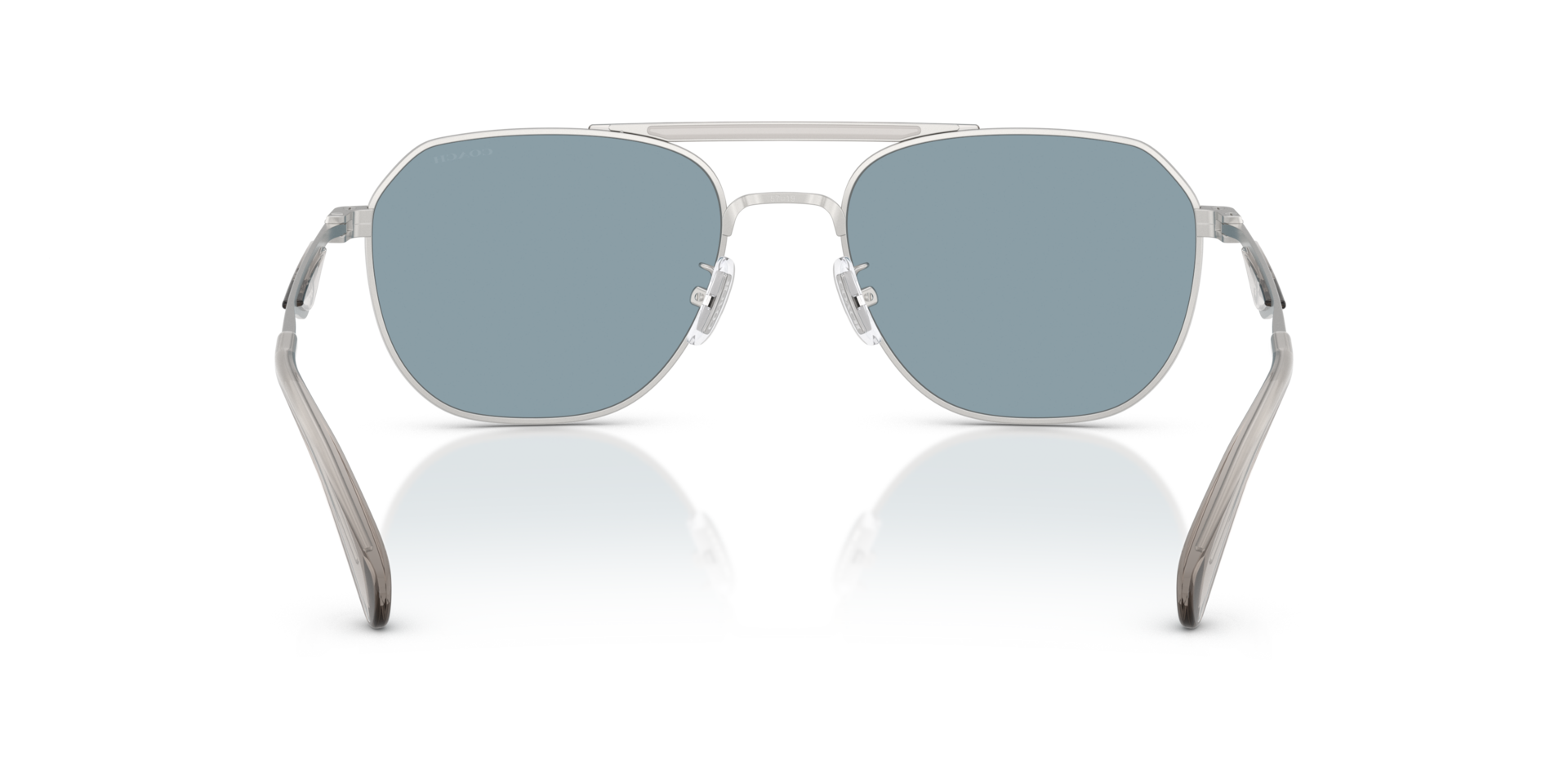 0HC7178-Coach Sunwear-Satin Silver / Grey