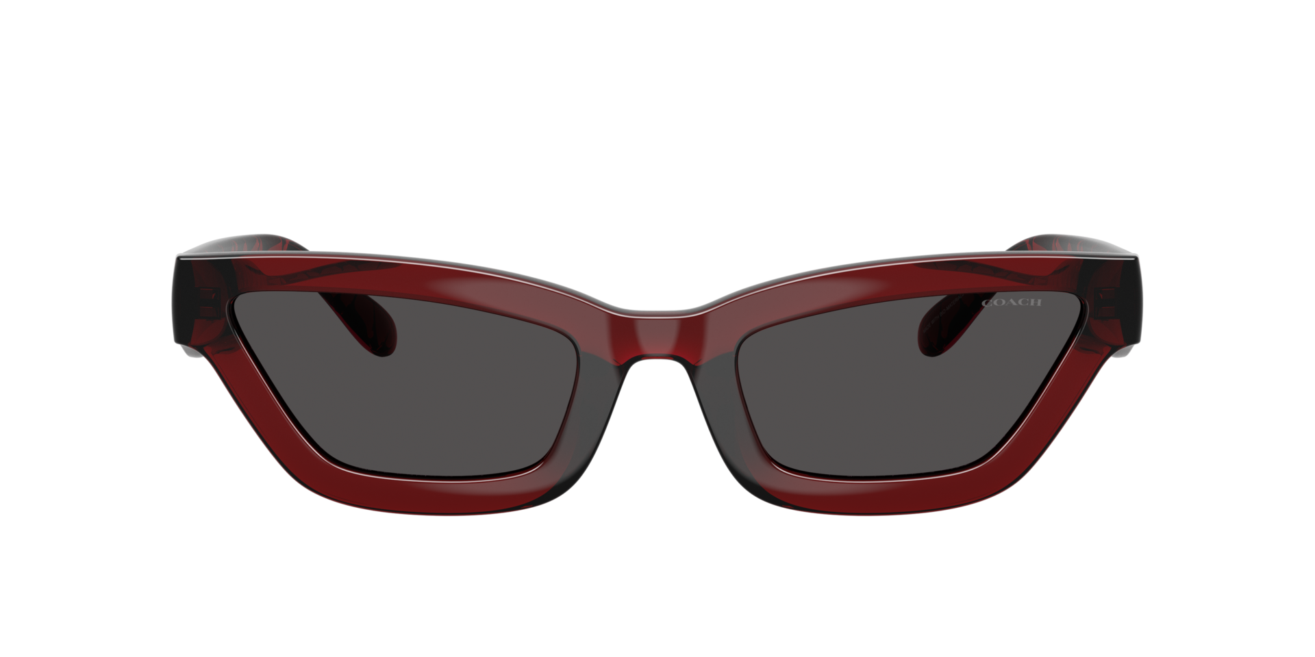 0HC8420U-Coach Sunwear-Transparent Deep Red