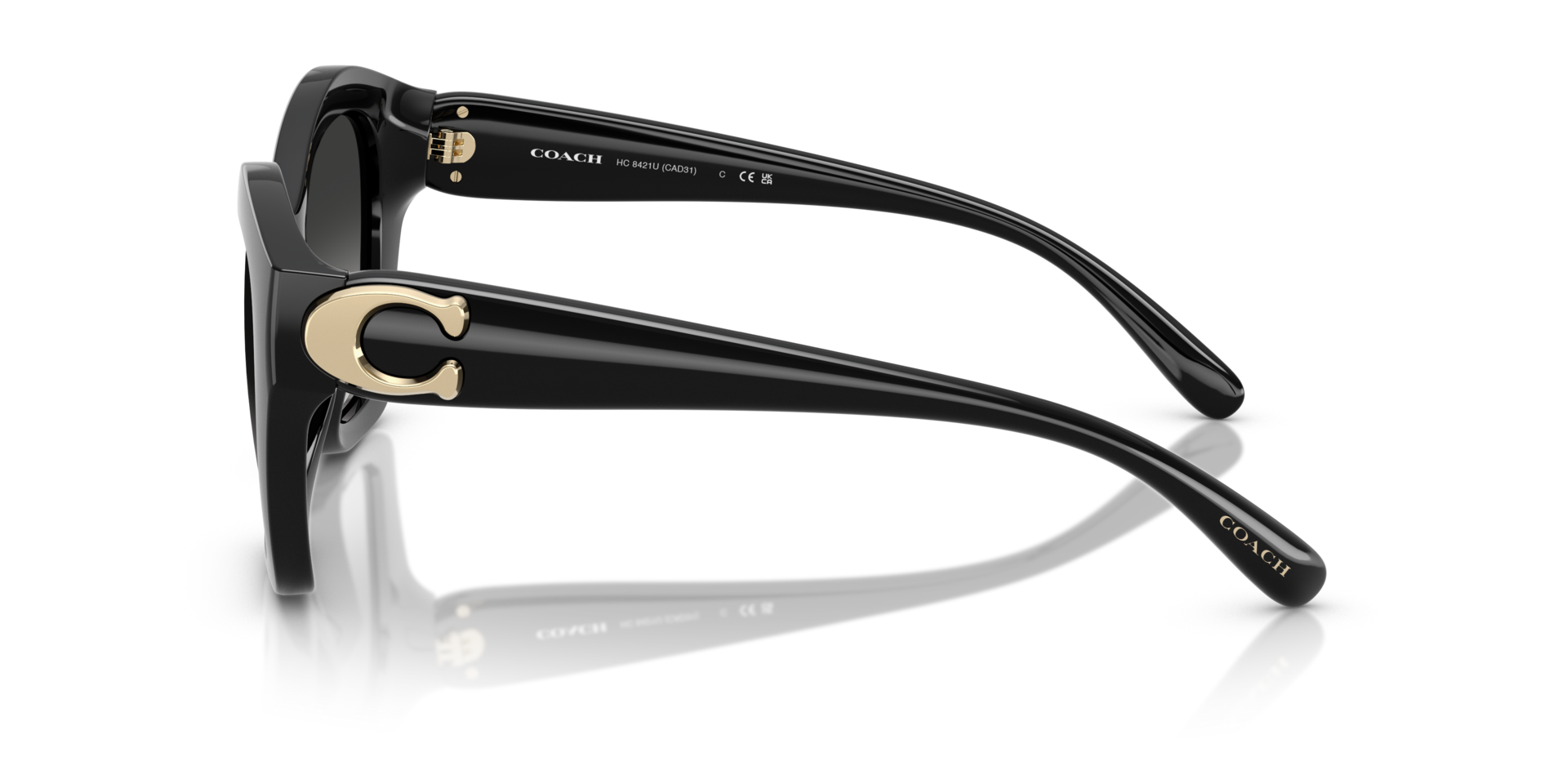 0HC8421U-Coach Sunwear-Black