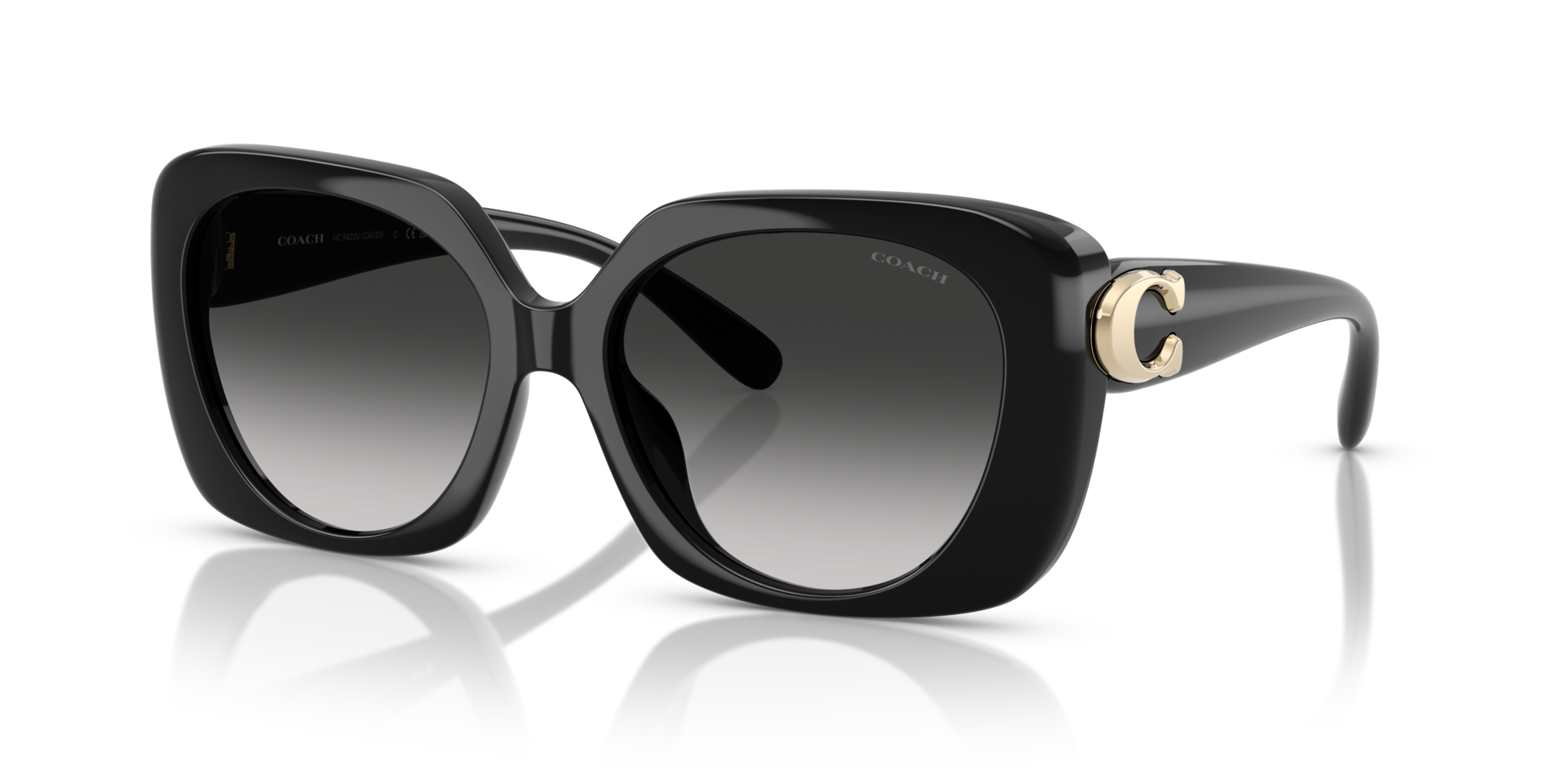 0HC8422U-Coach Sunwear-Black