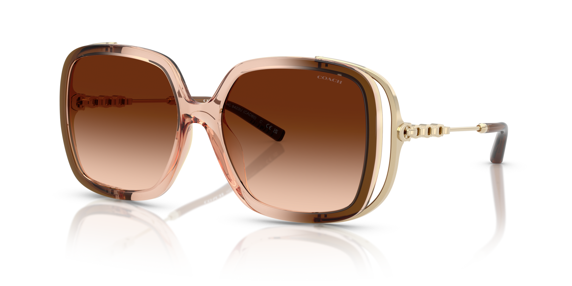 0HC8423U-Coach Sunwear-Brown Gradient