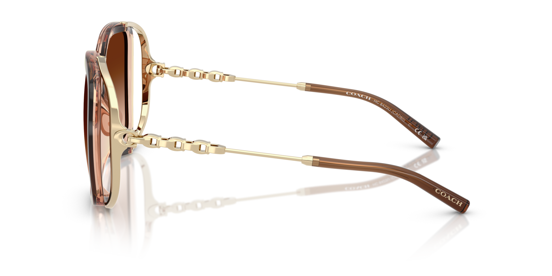 0HC8423U-Coach Sunwear-Brown Gradient