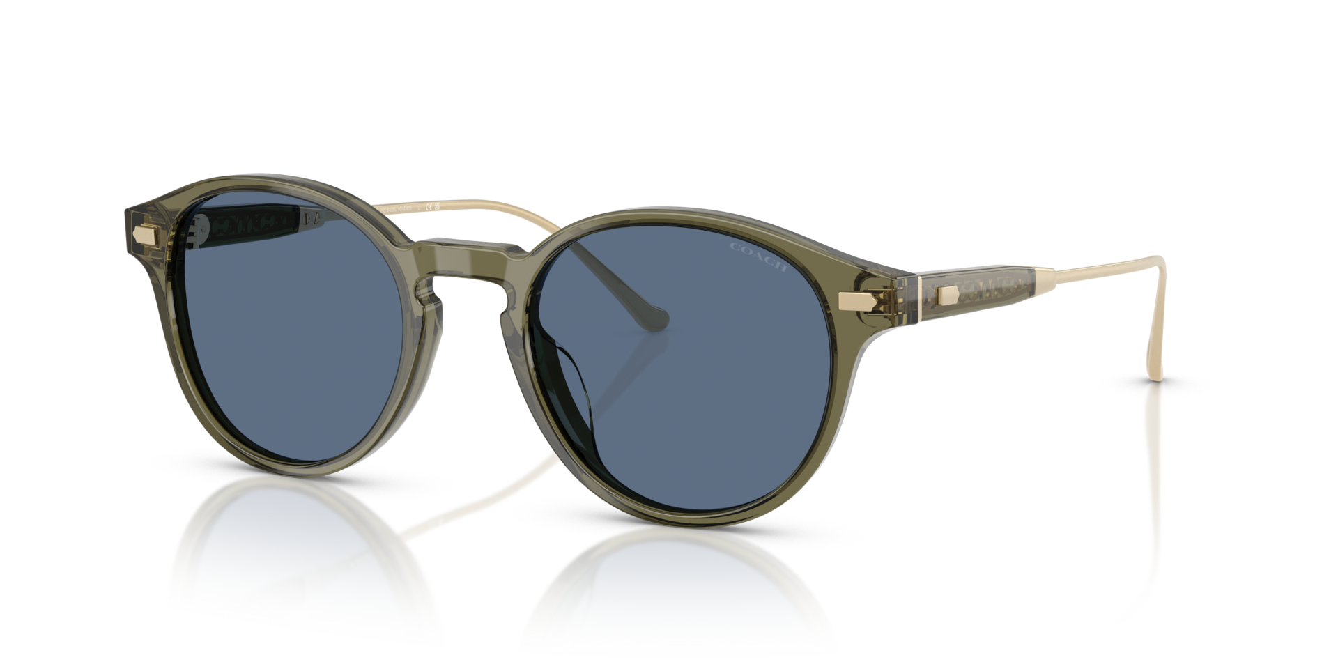 0HC8428U-Coach Sunwear-Transparent Olive