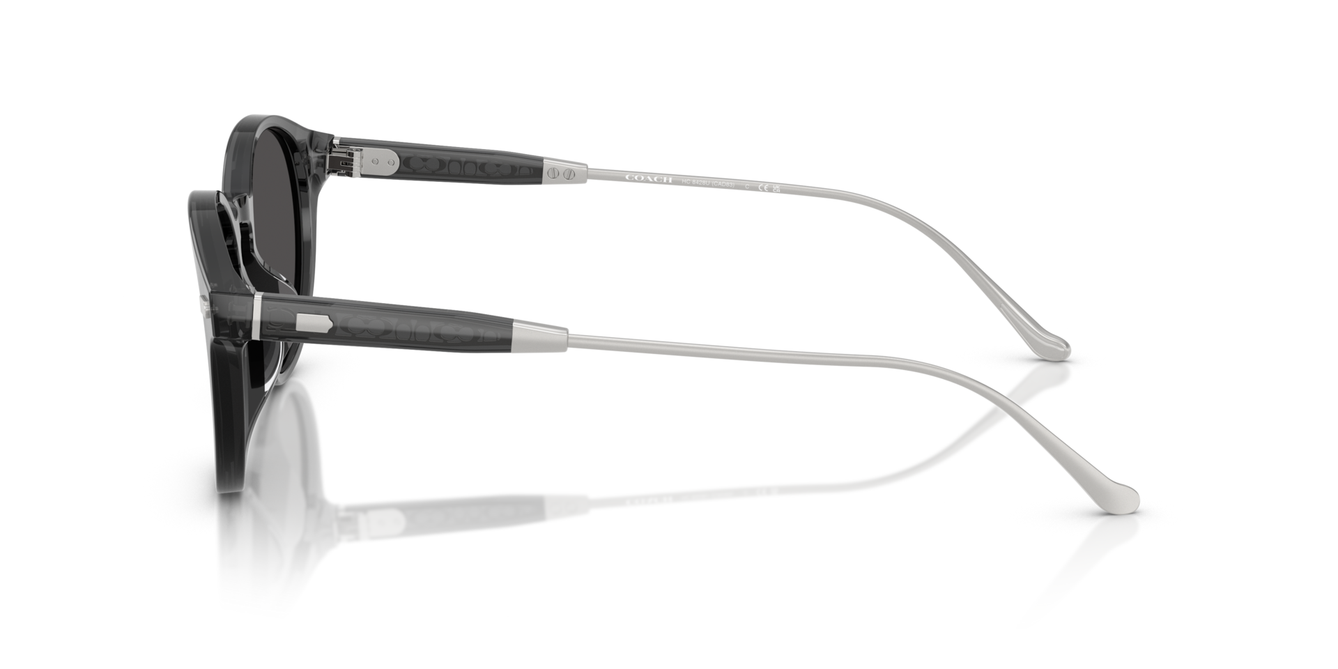 0HC8428U-Coach Sunwear-Transparent Grey