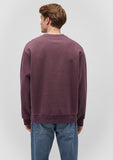 Crew Neck Brown Basic Sweatshirt