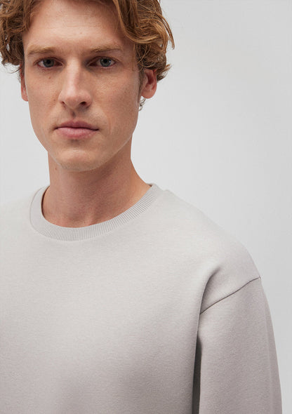 Crew Neck Grey Basic Sweatshirt