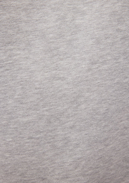 Half Zip Grey Basic Sweatshirt