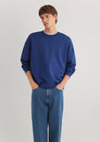 Crew Neck Blue Sweatshirt
