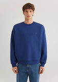 Crew Neck Blue Sweatshirt