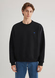 Crew Neck Black Sweatshirt