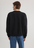Crew Neck Black Sweatshirt