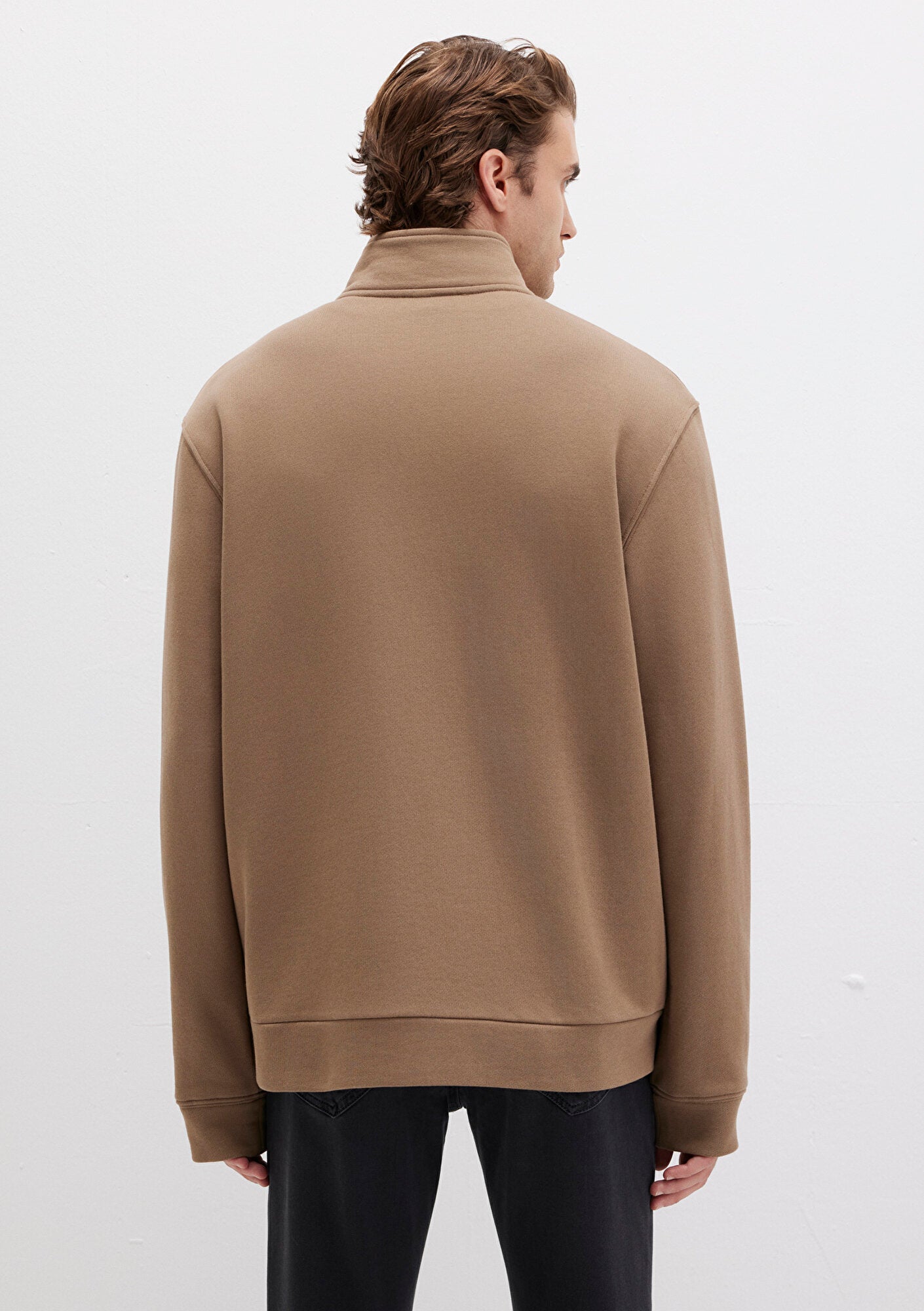 Full Zip Brown Sweatshirt