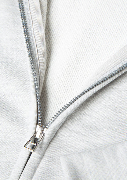 Full Zip Grey Sweatshirt