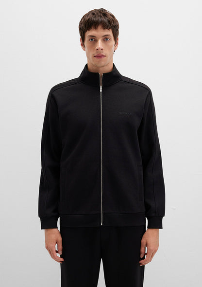Full Zip Black Sweatshirt