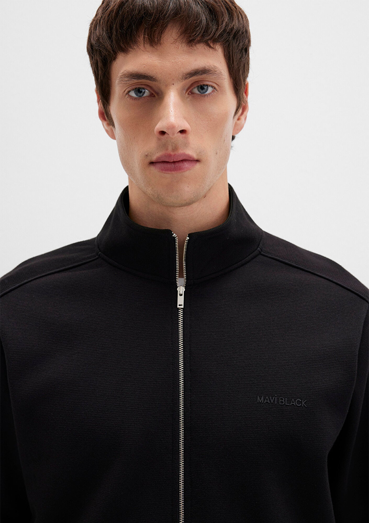 Full Zip Black Sweatshirt