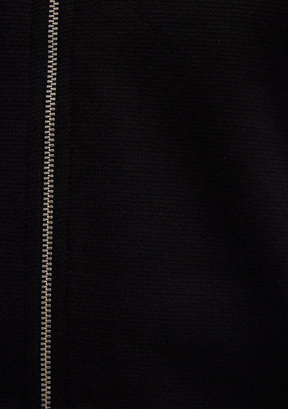 Full Zip Black Sweatshirt