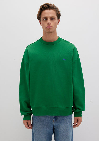 Crew Neck Green Sweatshirt