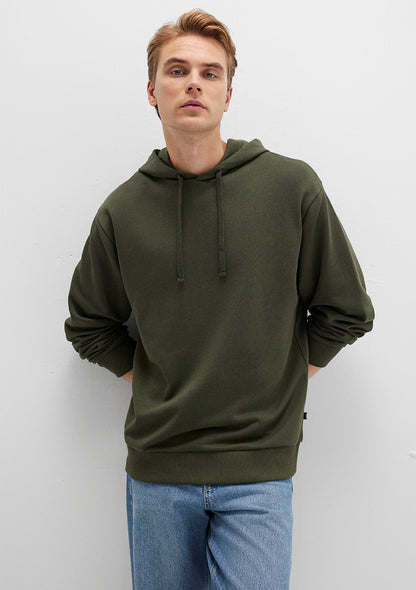 Hooded Green Sweatshirt